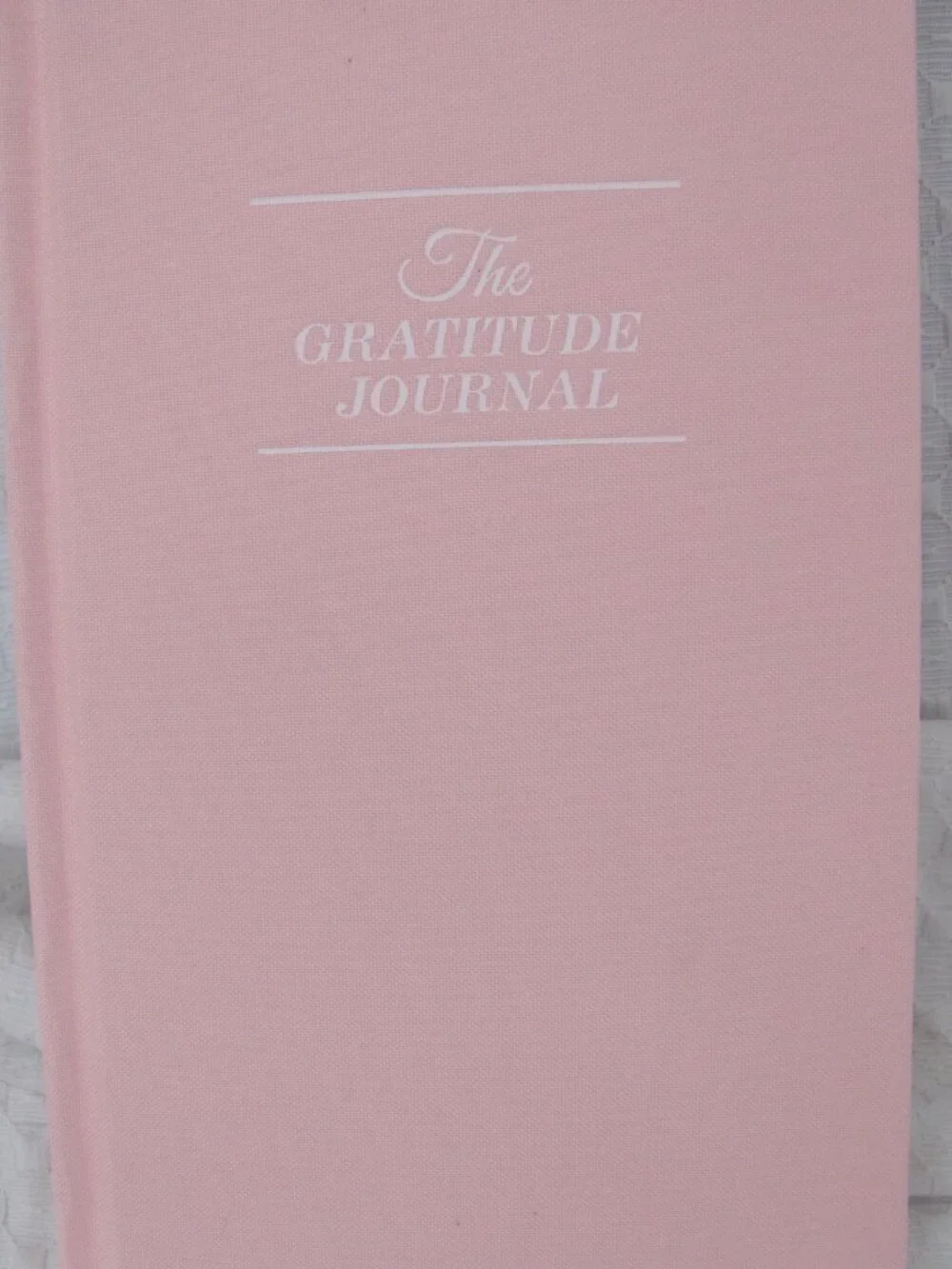 Pink Gratitude Journal